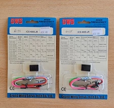 2x RC Airplane Parts - GWS Brushed Speed Controller ESC ICS-400