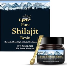 Shilajit Resin 1,000 mg Pure Himalayan Organic Natural  Gold Grade  Alpin...