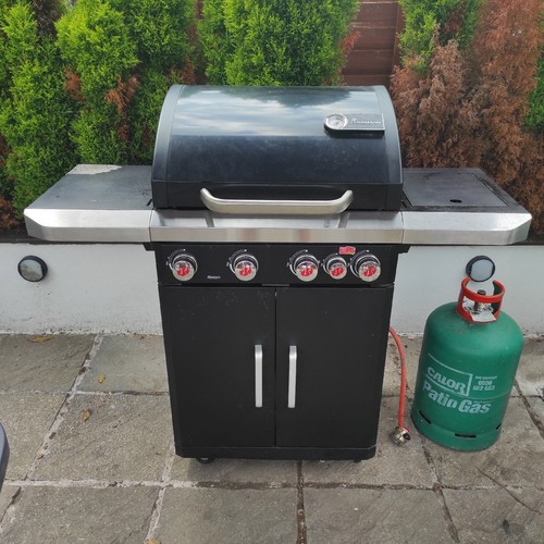 Gas BBQ Grill 4Burner Rexon cooK 4.1 by LANDMANN with thermometer