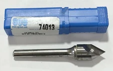 SGS 1/2" Singe Flute 60 Degree Solid Carbide Countersink USA Made 74013