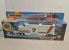 VINTAGE MATCHBOX SUPERKINGS K-159 PORSCHE RACING CAR IVECO TRANSPORTER 1987