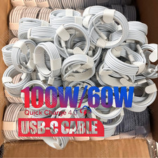 PD 60W/100W Rapid Fast Type C To USB C Cable Data Charger For iPhone15/16/17 Lot