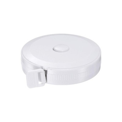 Measuring Tape 2M 78-inch Round Retractable Tailors Tape Measure White