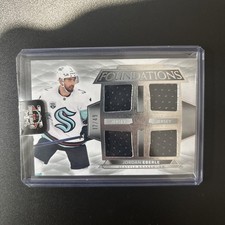 21-22 The Cup Hockey Jordan Eberle Foundations Quad Jersey /99