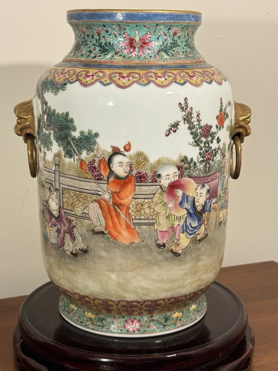陶瓷多色1800-1849 中国古董花瓶| eBay