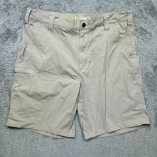 Carhartt Shorts Men's 36x8 Tan Force Ripstop Work Relaxed Fit Cargo 104198