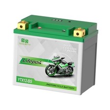 Motorcycle Battery YTX12-BS  Lithium Powersports Battery 12.8V YTX12-12V-6AH