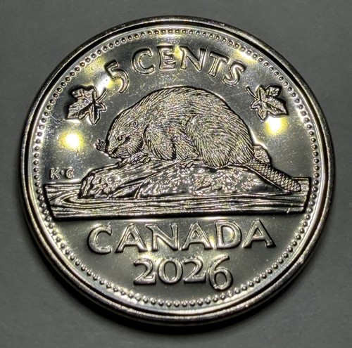 2026 Canadian First Strike Nickel 5cent Coin King Charles III. Uncirculated BU