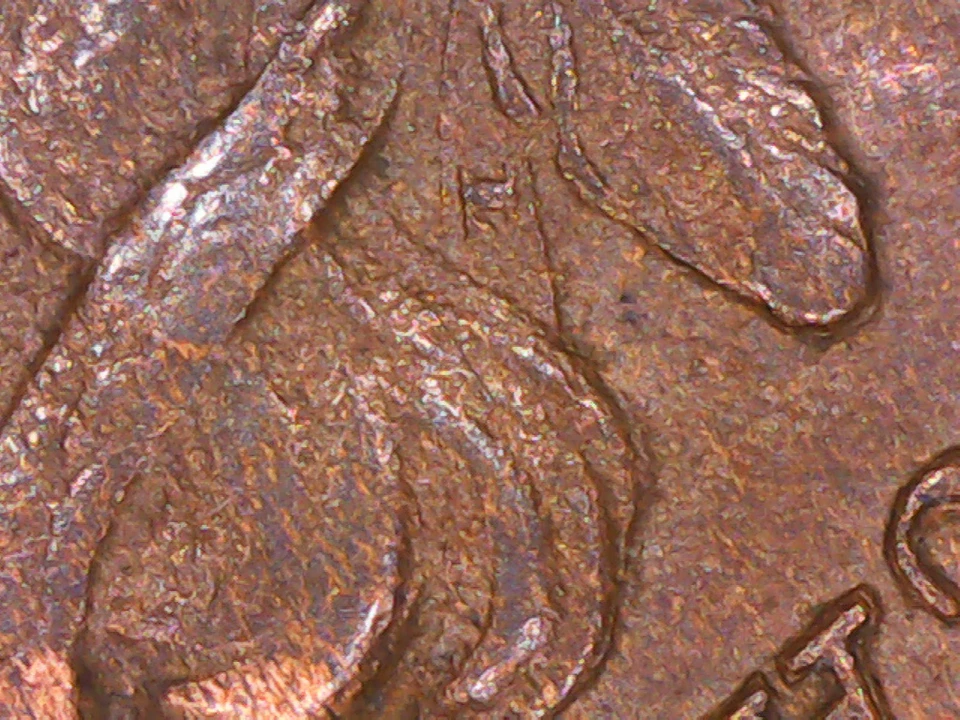 1864 Indian Head Penny Cent Double Die Obverse - with 'L' on ribbon - Image 4 of 4