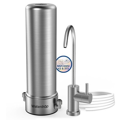 Waterdrop BS13 Under Sink Water Filter, 6 Stage Stainless Steel