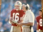 JOE MONTANA AUTOGRAPHED 16X20 SAN FRANCISCO 49ERS BILL WALSH Montana Hologram