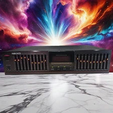 Vintage Nikko EQ100 Stereo Graphic Equalizer 10 Band Fully Serviced Rare