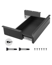 VEVOR 16" Wide Under Desk Drawer Slide Out, Under Desk Mounted Pull-out Drawer A