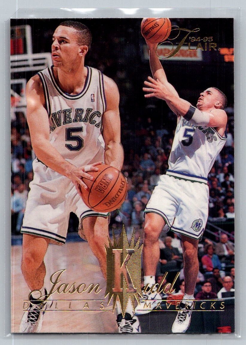 1994-95 Flair Basketball #202 Jason Kidd RC - VG - Dallas Mavericks