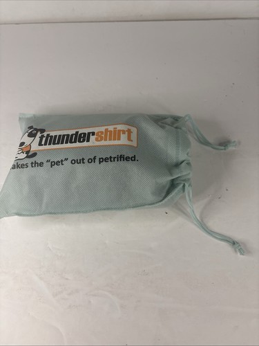 ThunderShirt Dog Anxiety Jacket Gray Size Small Calming Wrap Vest + Stor