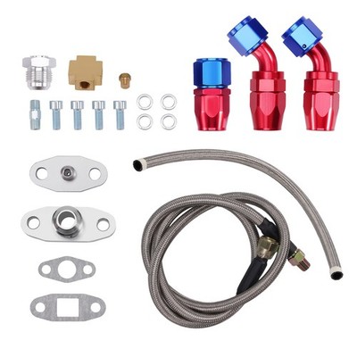 Universal Turbokit Oil Feed + lrücklaufleitung Hose l Rücklauf Leitung T3 T4 DE