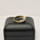 Vintage 14k Gold Diamond Snake Style Ring — photo 5