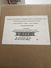 Starbucks Caramel Flavored Coffee K Cups Pods 40 Ct