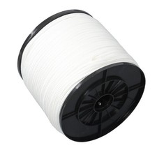 1/4 Inch Nylon Rope 500 Foot Spool 100 Nylon Solid Braid Rope Dyeable White