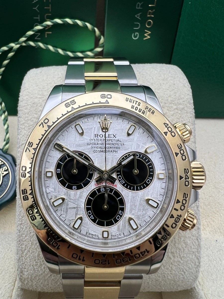 Rolex Daytona Custom Meteorite Dial 40mm 116503 18K Two Tone