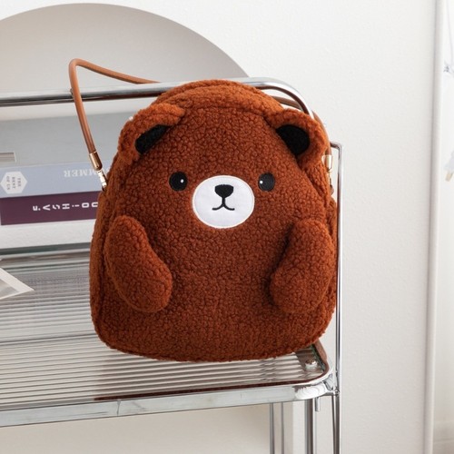 Large capacity Plush Bag Little Bear Rabbit Underarm Bag for Women - Picture 10 of 15