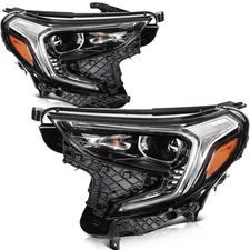 Black HID/Xenon Projector Headlight Assembly W/ LEDDRL For GMC Terrain 2018-2021