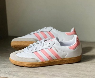 Adidas Samba OG White Coral Pink JP5480 Womens 8