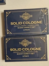 2 Pack of 4 Viking Revolution Mens Solid Colognes Men 0.5 Oz Cedar Wood Vetiiver