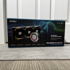 Lian Li Galahad AIO 360 RGB SL120 Edition Liquid CPU Cooler - White - GA-360SLA