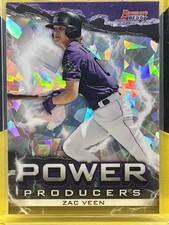 2020 Bowmans Best Zac Veen Power Producers Atomic Refractor #PP-ZV Rockies