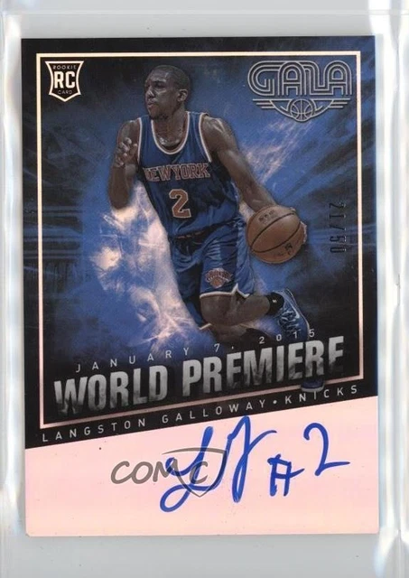 2014 Panini Gala World Premiere 21/50 Langston Galloway #20 Rookie Auto RC 1tn7