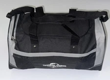 Universal Studios Hollywood Black Duffel Bag with Silk Screened Logo NEW