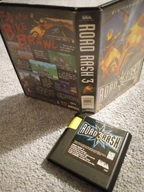 Road Rash 3 (Sega Genesis, 1995) With Box Tested Working 🔥 FAST Shipping! 