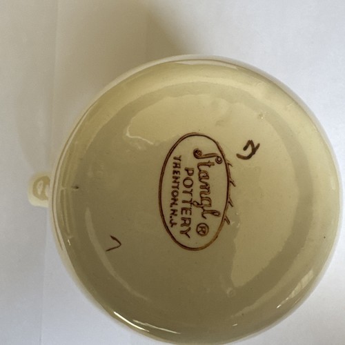 Stangl Pottery Creamer Christmas Holly and Berries made in Trenton, NJ - Picture 5 of 7
