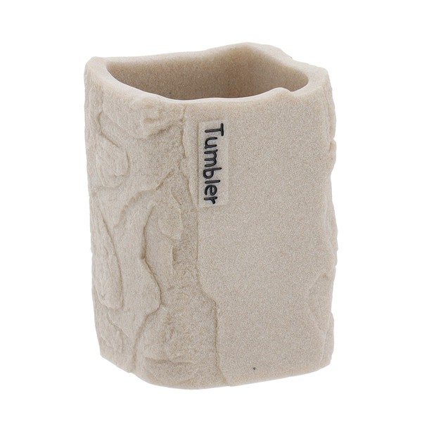 ZahnbüRstenbecher ZahnbüRstenhalter Zahnputzbecher Beige 300 Ml Bad Accessoires-image