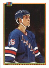 1990-91 Bowman #226 Mark Janssens RC - HKY