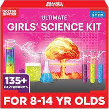 Doctor Jupiter Girls' Science Kit for Kids Ages 8-10-12-14 for 8,9,10+ Year Old 