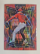 2025 Panini Select #47 Ryan Johnson Red Flash Prizms #/299
