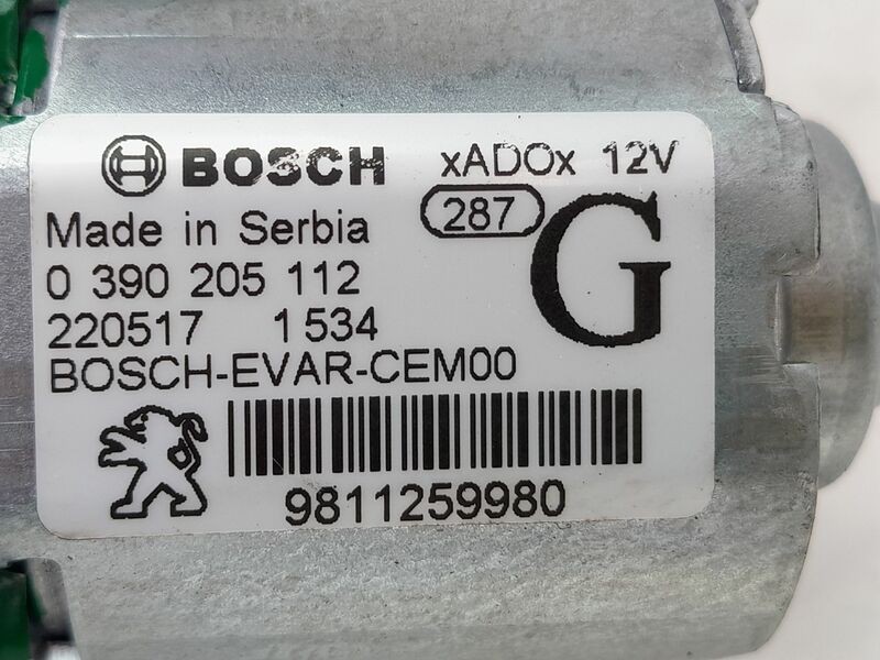 9811259980 motorino tergilunotto posteriore PEUGEOT 5008 ACTIVE gilop1150787