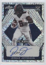 2021 Leaf Flash Navy Blue 11/75 Jermar Jefferson #BA-JJ2 Auto 2g6