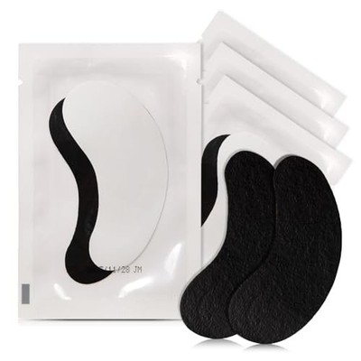 50 Paar Augenpads Wimpernverlängerung Gel Pads Schwarz Lash Lifting Eye Pads