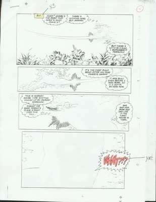 ORIGINAL D.C. PRODUCTION ART NEW TEAM TITANS #6 PAGE 9 VG