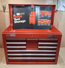 Vintage Craftsman 10 Drawer Metal Home Tool Storage Chest