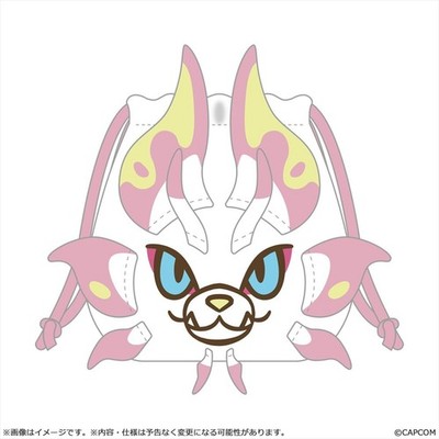 MH Monster Hunter SD drawstring bag Pouch Mizutsune H200 x W200mm 1659622