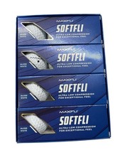 Maxfli SoftFli Golf Balls 12-Pack Gloss White Ultra Low Compression New