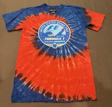 Formula One Grand Prix 2006 Tye Dye T Shirt Small Red Blue 100% Cotton