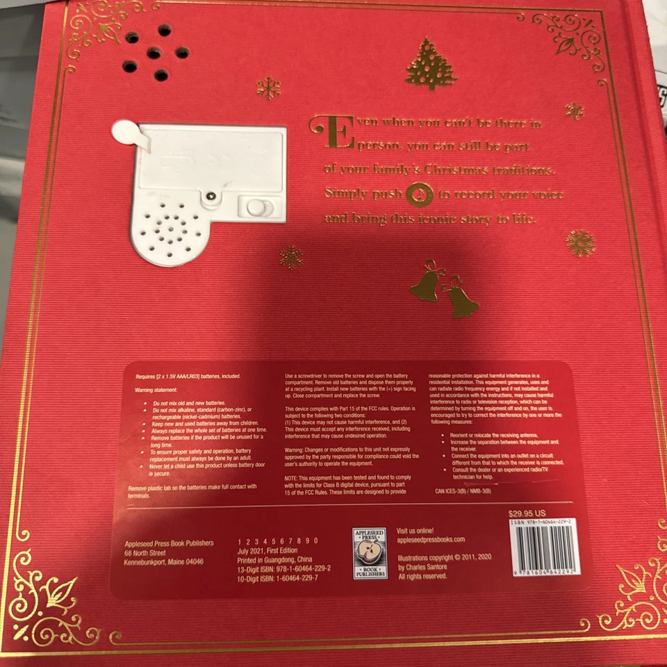 Ночь перед Рождеством записываемая книга историй шикарная книга - Изображение 2 из 4