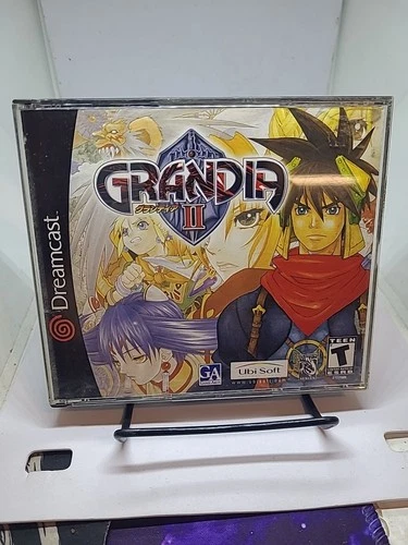 Grandia II(Sega Dreamcast,2000) DC Complete With Soundtrack Reg Card CIB  Tested