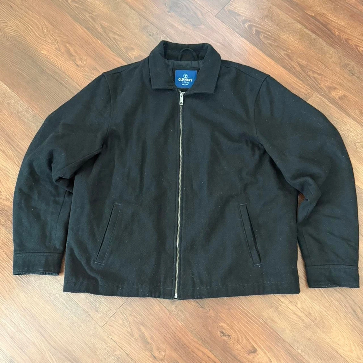 Old Navy Black Coats, Jackets & Vests Wool Outer Shell for Men for