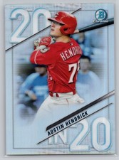 2020 BOWMAN DRAFT #20IN20-AH AUSTIN HENDRICK 20 IN '20 REFRACTOR REDS /250